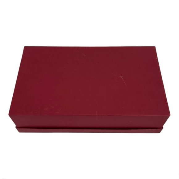 Authentic Empty Salvatore Ferragamo BOX with Certificate Red Storage Box GiftBox - Picture 5 of 5